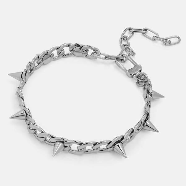 SPIKED PUNK NECKLACE