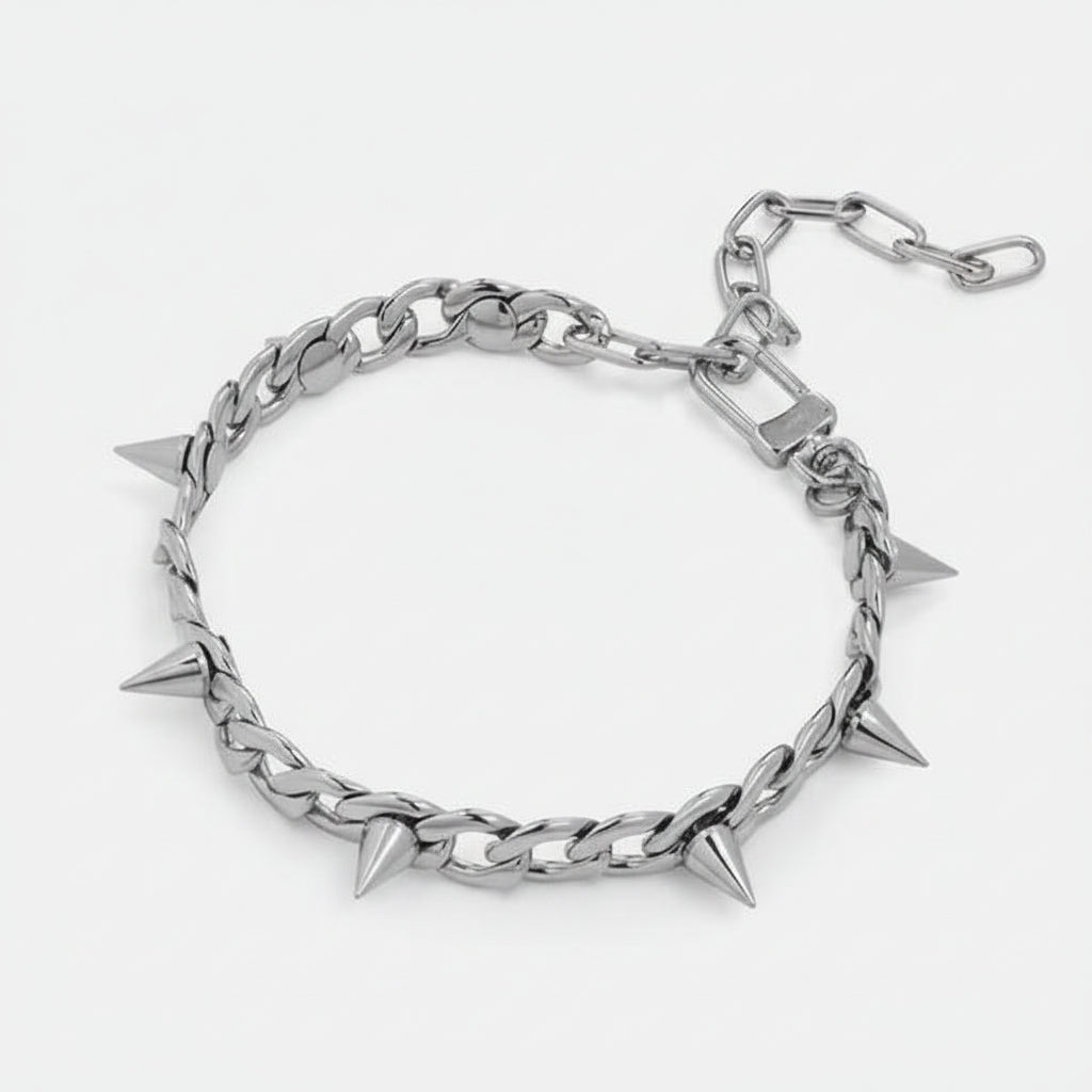 SPIKED PUNK NECKLACE
